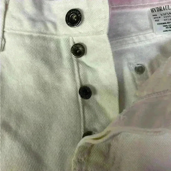 Hydraulic White Capris Size 13/14 - Picture 2 of 15